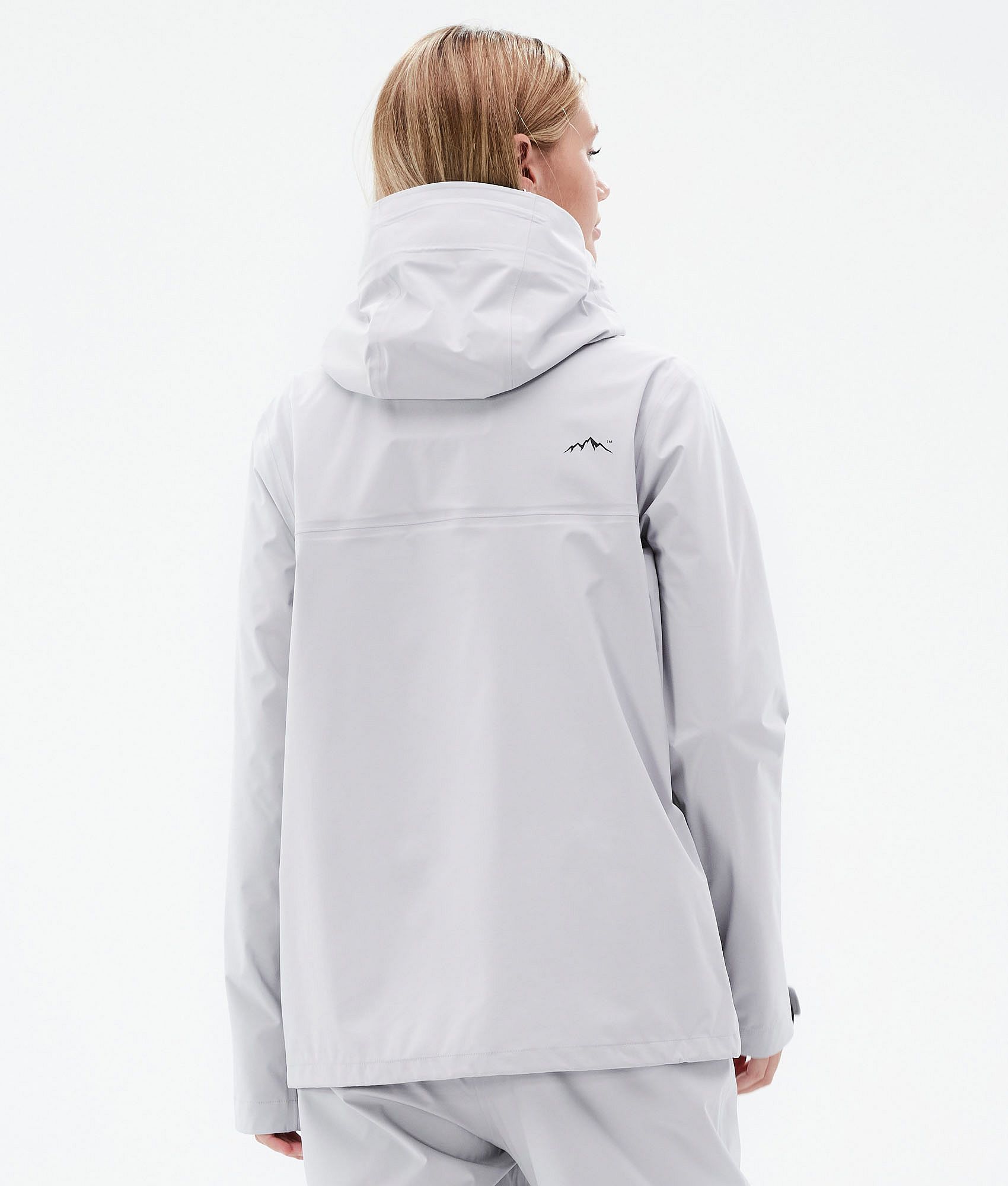 Dope Downpour W Women s Rain Jacket Light Grey