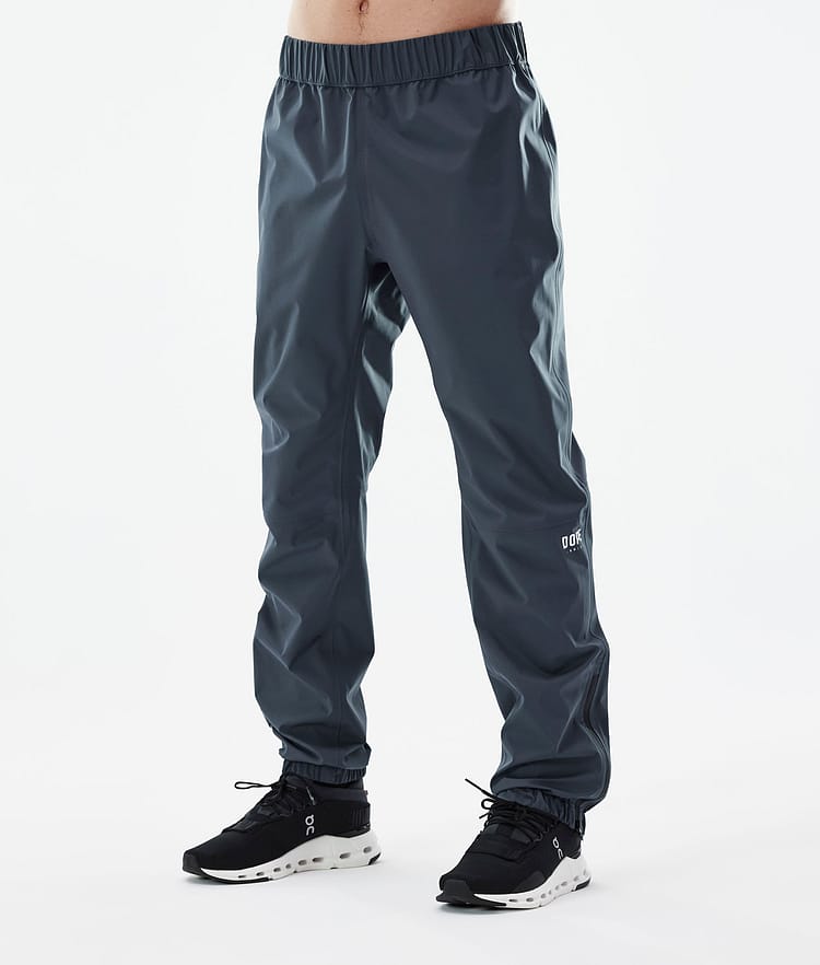 Downpour Pantaloni Antipioggia Uomo Metal Blue Renewed, Immagine 8 di 9