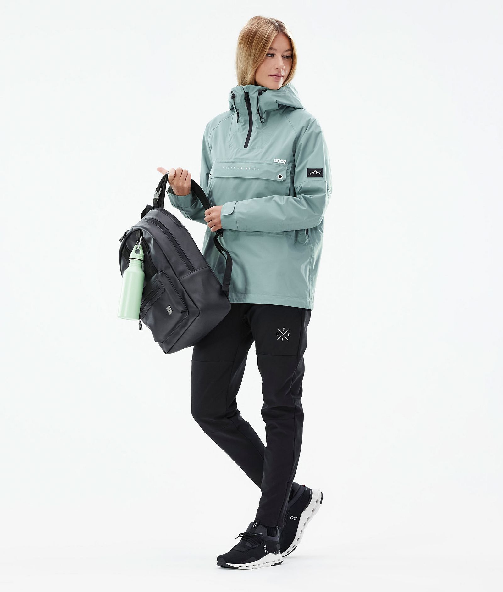 Hiker Light W Giacca Outdoor Donna Faded Green, Immagine 3 di 9