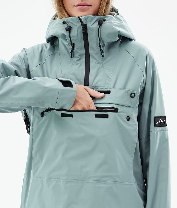 Hiker Light W Giacca Outdoor Donna Faded Green, Immagine 9 di 9