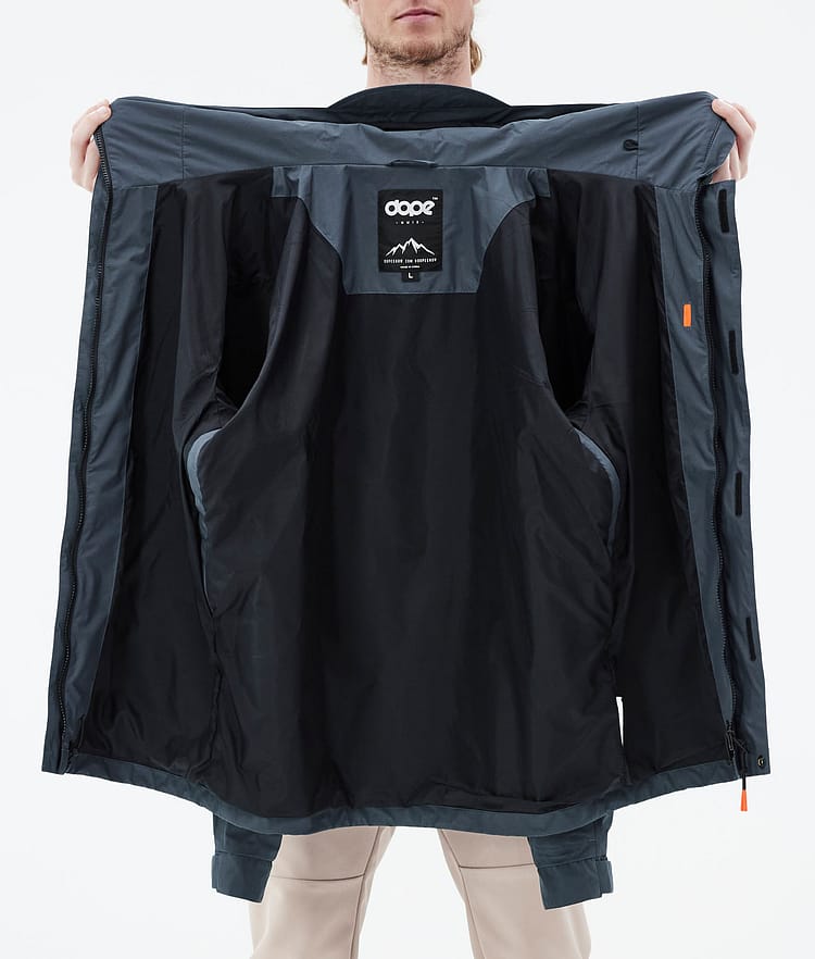 Blizzard Light Full Zip Outdoor Jacka Herr Metal Blue, Bild 10 av 10