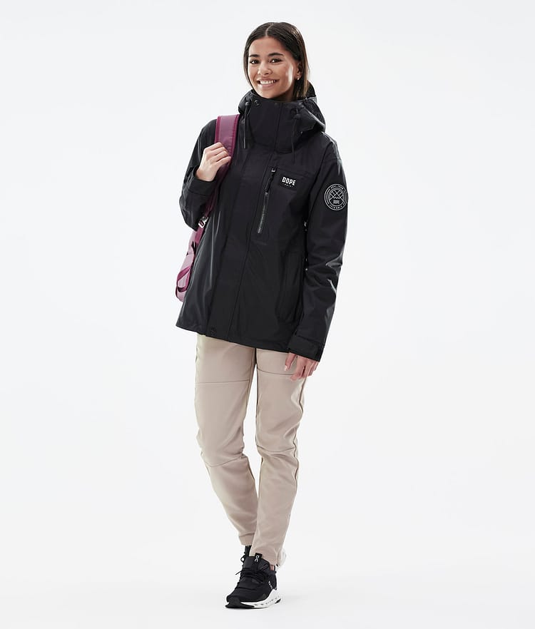 Blizzard Light W Full Zip Outdoorová Bunda Dámské Black, Obrázek 3 z 10
