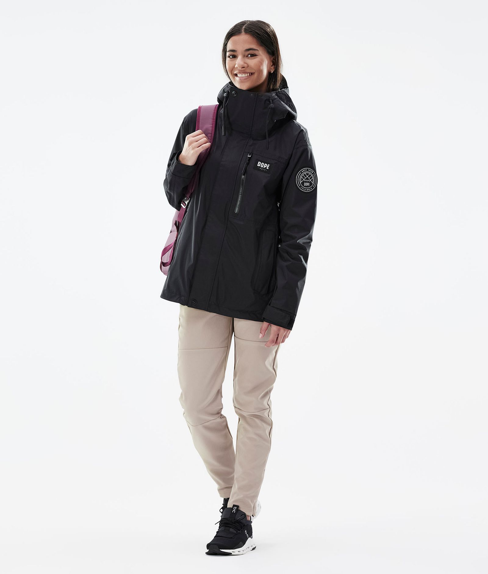 Blizzard Light W Full Zip Outdoorová Bunda Dámské Black, Obrázek 3 z 10