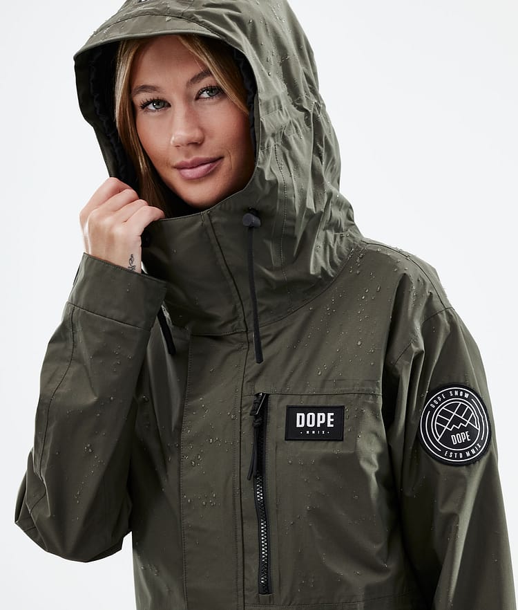 Blizzard Light W Full Zip Veste Randonnée Femme Olive Green, Image 5 sur 10
