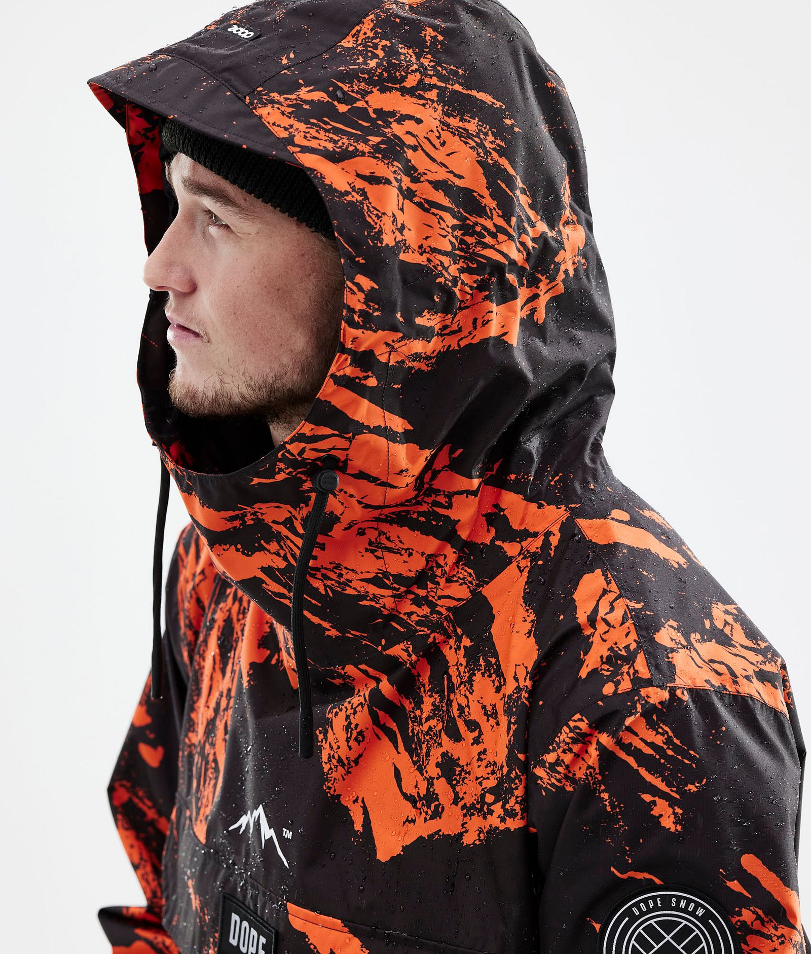 Blizzard Light Outdoor Jacket Men Paint Orange Renewed, Image 5 of 9