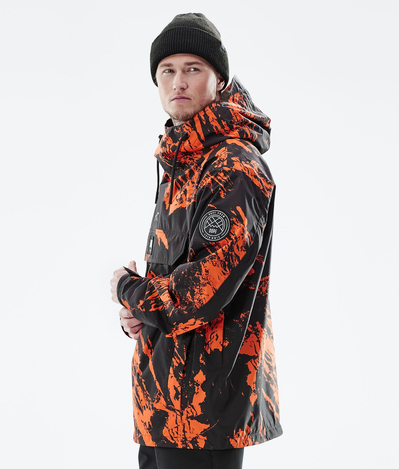 Blizzard Light Outdoor Jacket Men Paint Orange Renewed, Image 6 of 9