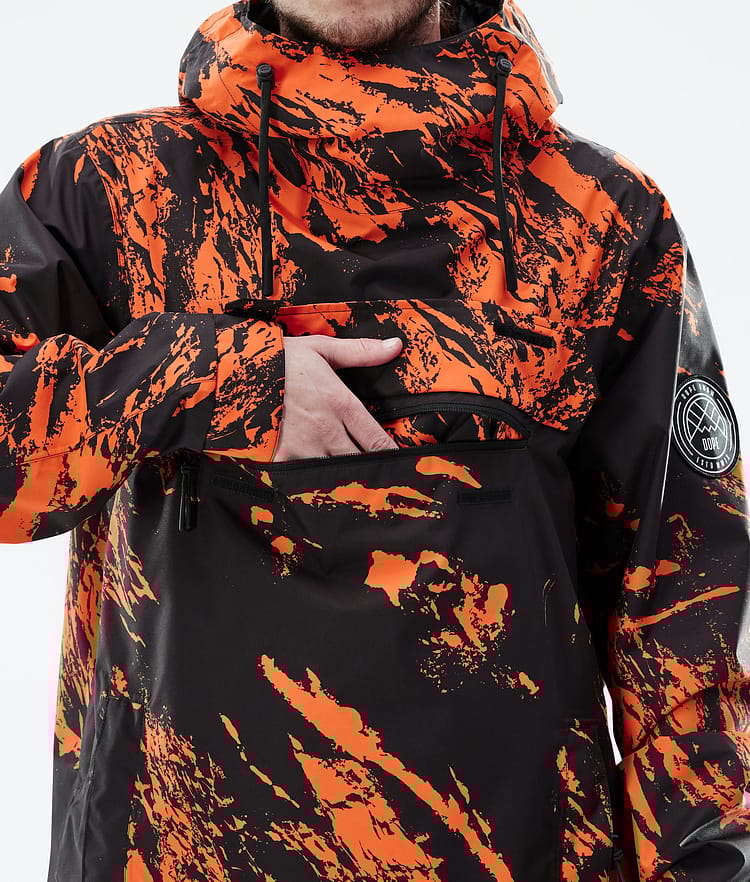 Blizzard Light Outdoor Jacket Men Paint Orange Renewed, Image 9 of 9