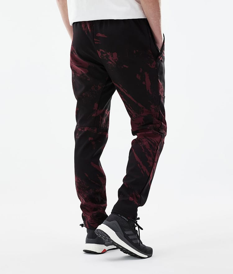 Nomad Pantalones Outdoor Hombre Paint Burgundy