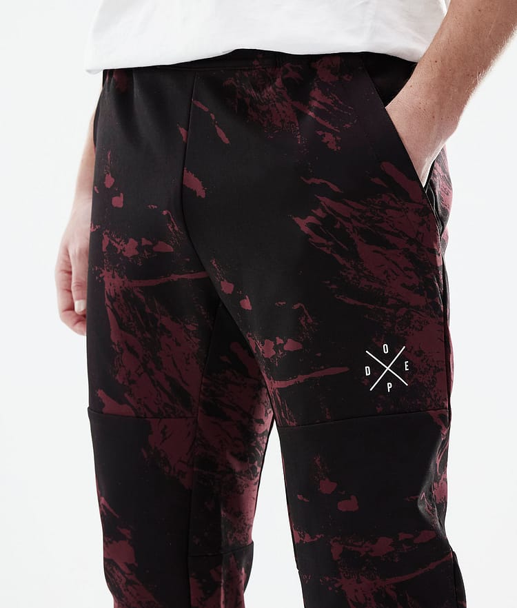 Nomad Pantalones Outdoor Hombre Paint Burgundy