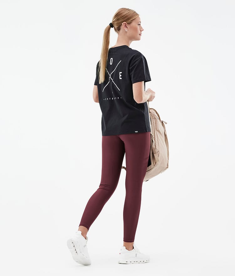 Dope Lofty Leggings Women Burgundy