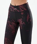 Lofty Leggings Donna Paint Burgundy, Immagine 5 di 7