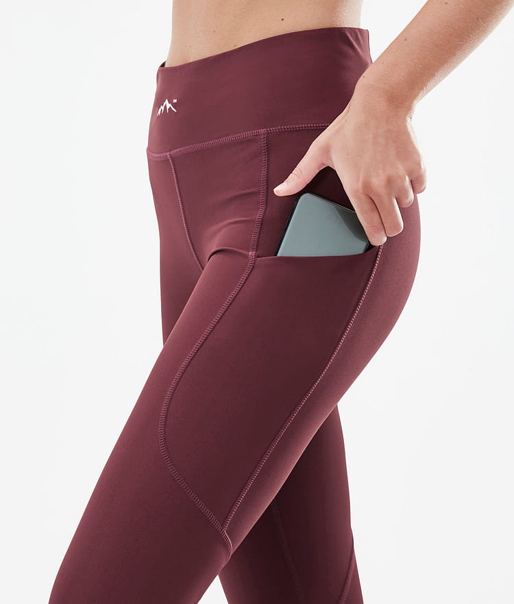 Lofty Tech Leggings Femme Burgundy, Image 5 sur 8
