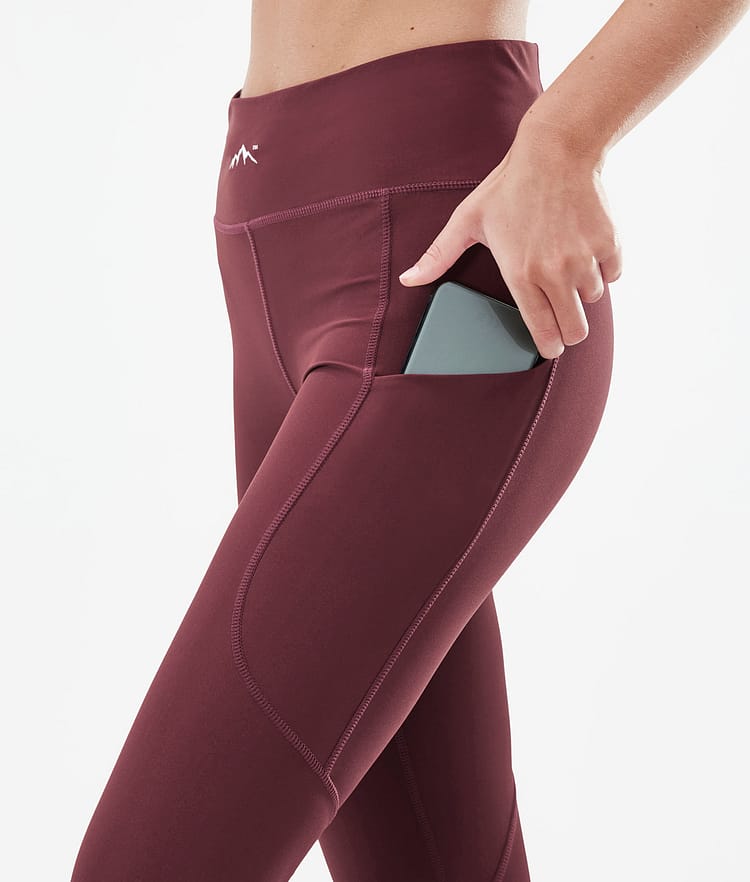 Lofty Tech Leggings Dame Burgundy