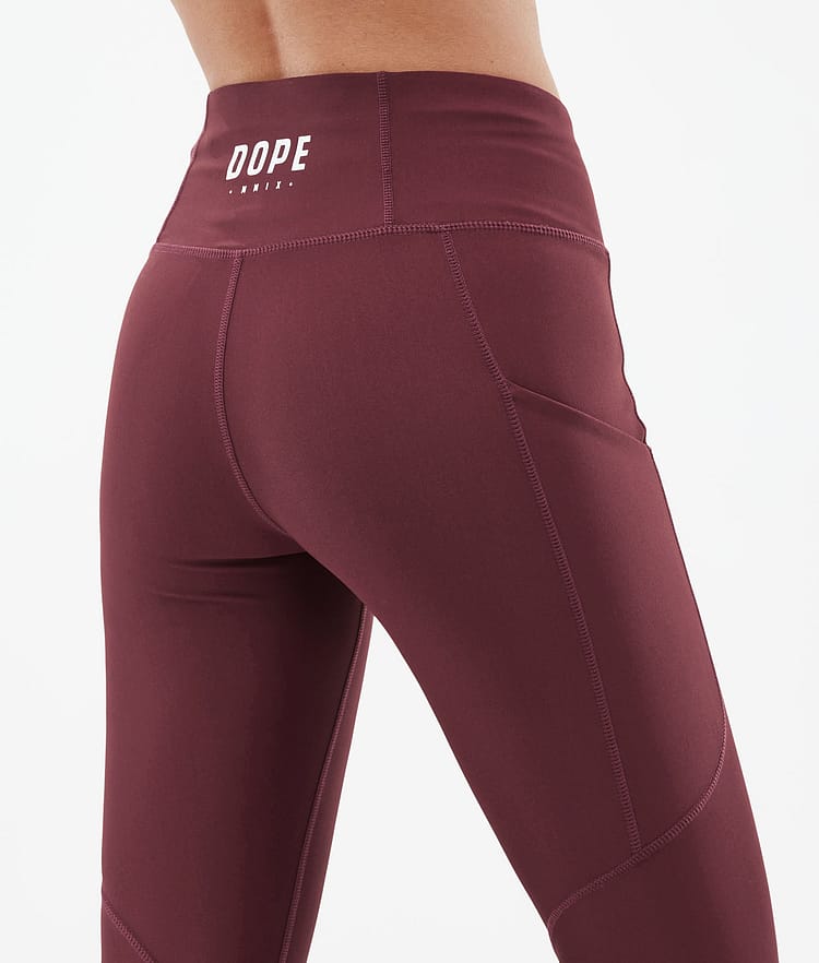 Lofty Tech Leggings Dame Burgundy