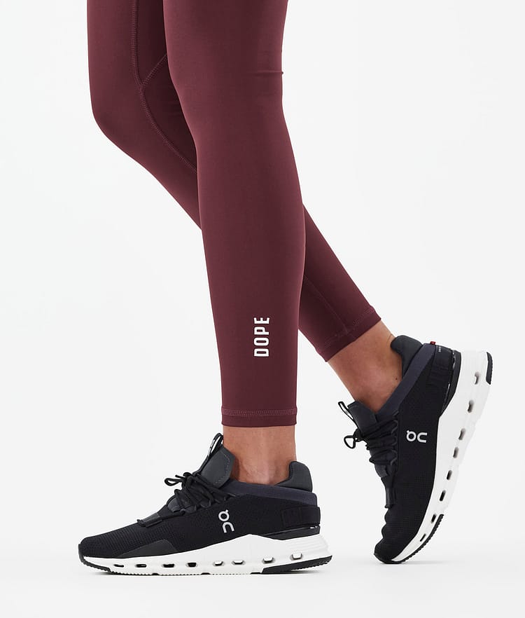 Lofty Tech Leggings Femme Burgundy, Image 8 sur 8