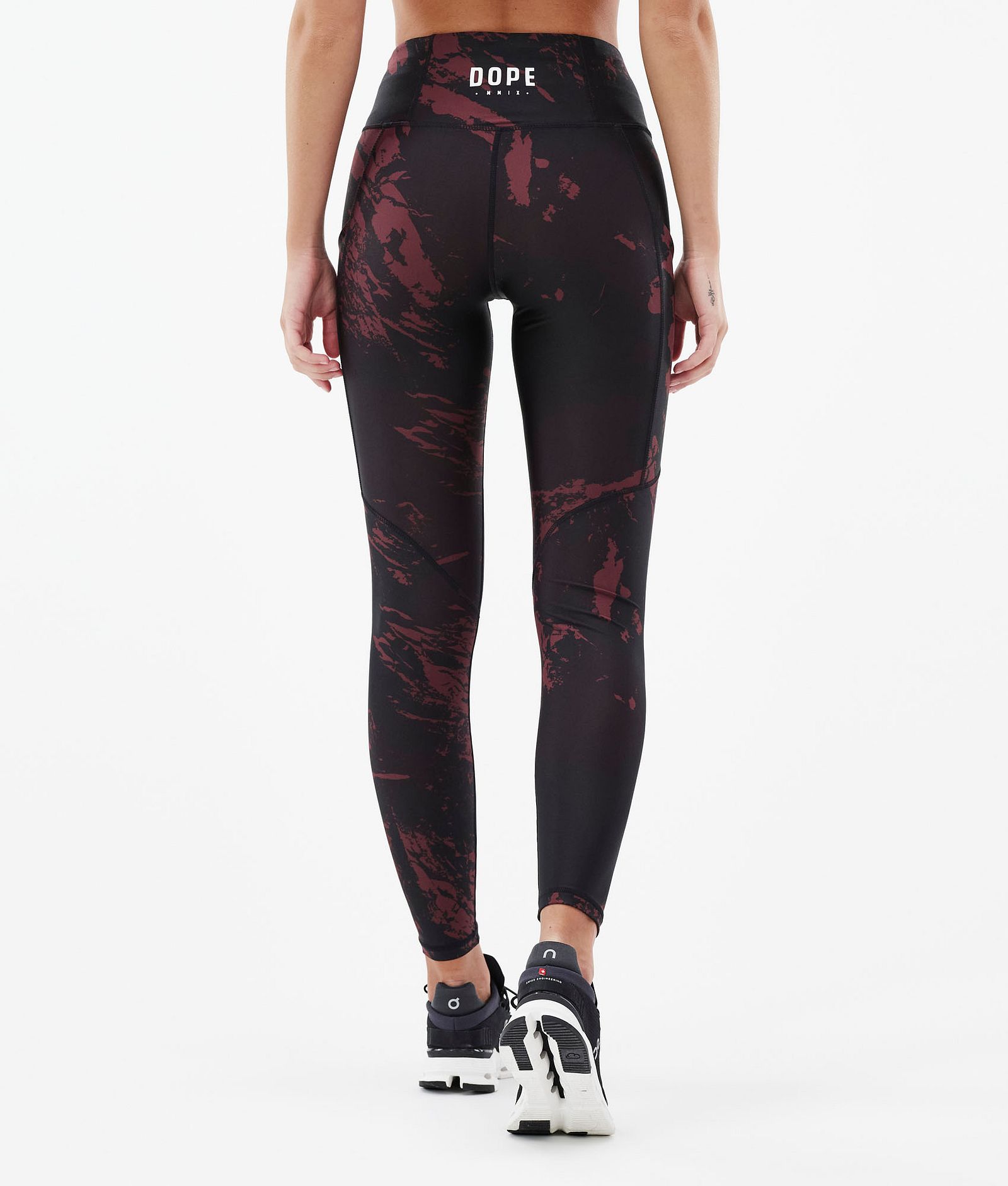 Lofty Tech Leggings Damen Paint Burgundy, Bild 2 von 8