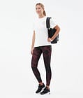 Lofty Tech Leggings Damen Paint Burgundy, Bild 3 von 8