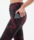 Lofty Tech Leggings Damen Paint Burgundy, Bild 5 von 8
