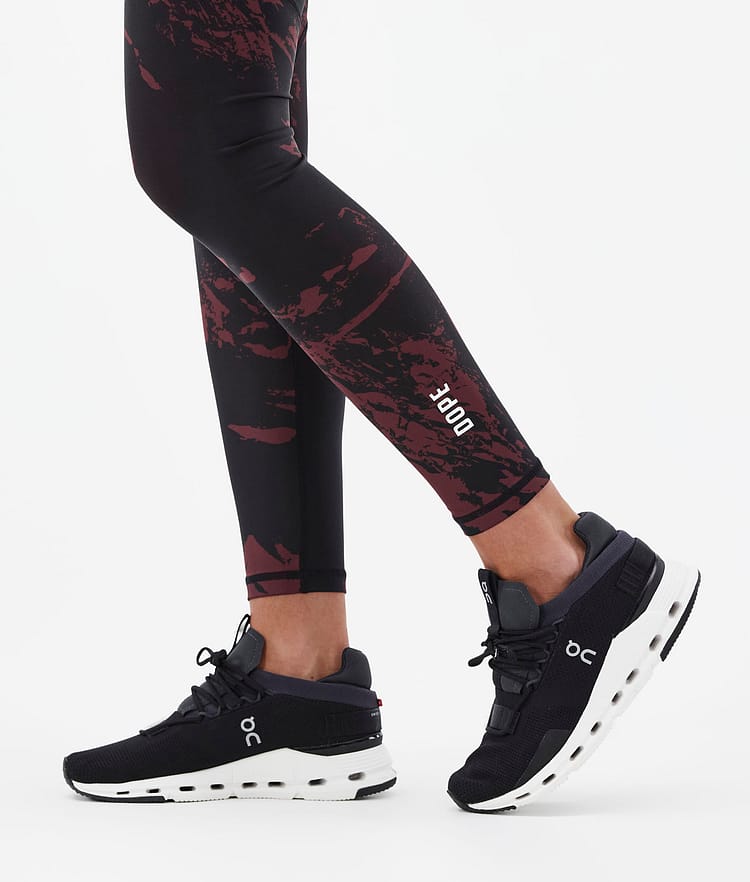 Lofty Tech Leggings Mujer Paint Burgundy