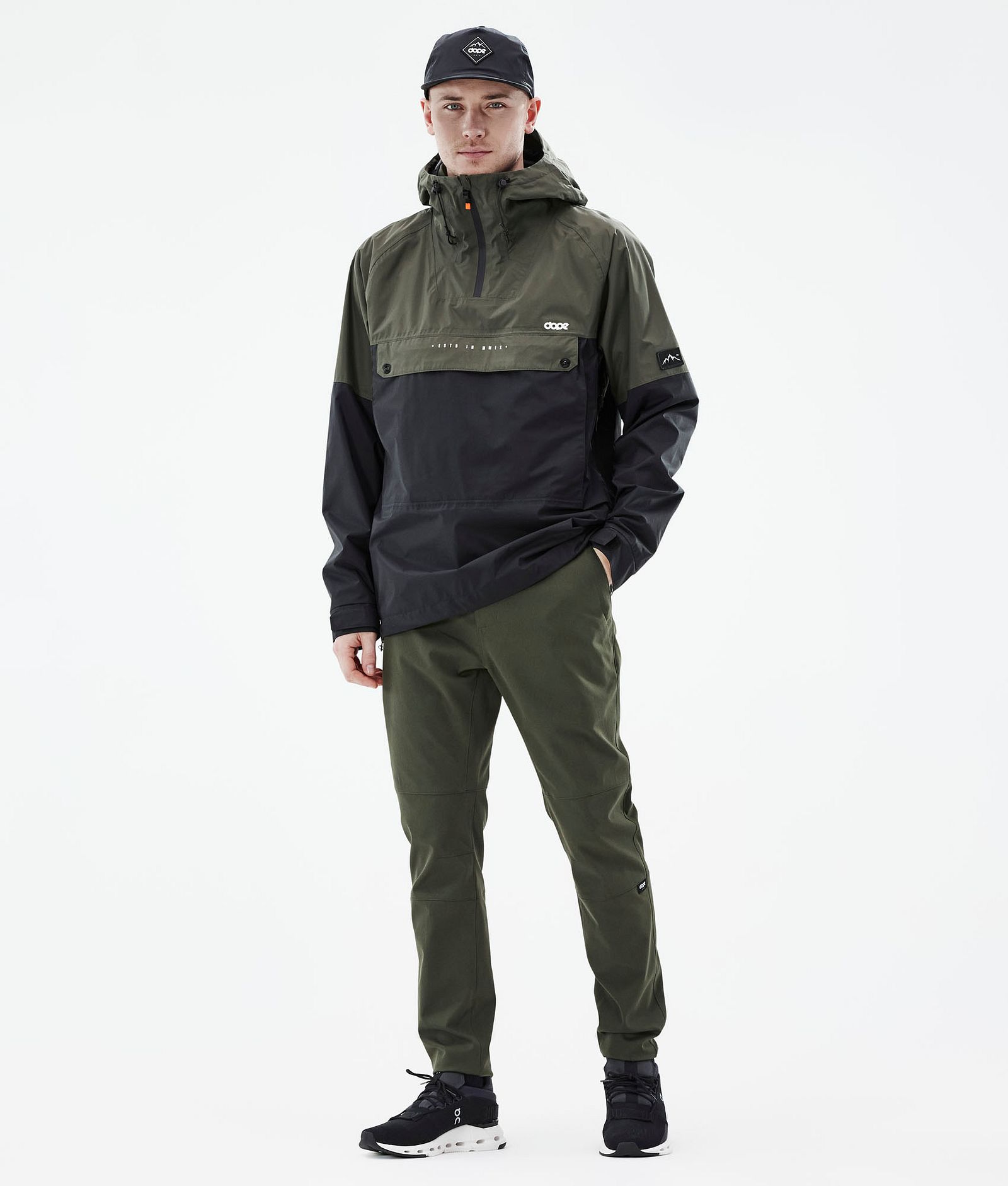 Rover Tech Outdoorhosen Herren Olive Green, Bild 3 von 7