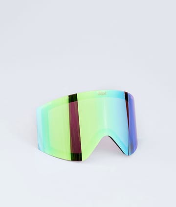 Sight 21 Goggle Lens Ecran de remplacement pour masque de ski Green Mirror