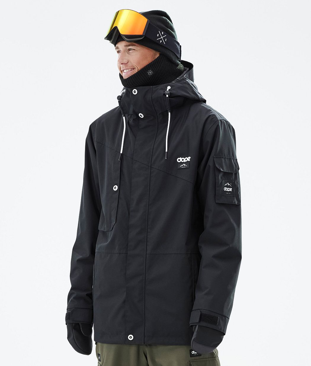 Dope Adept Snowboard Jacket Men Black