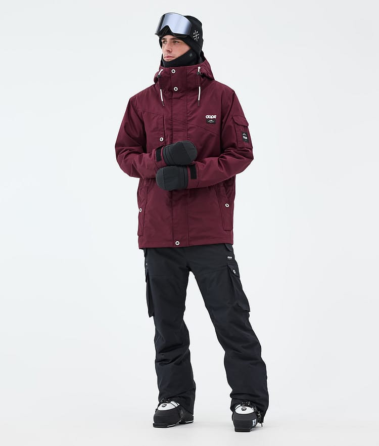 Adept Ski Jacket Men Burgundy, Image 3 of 10
