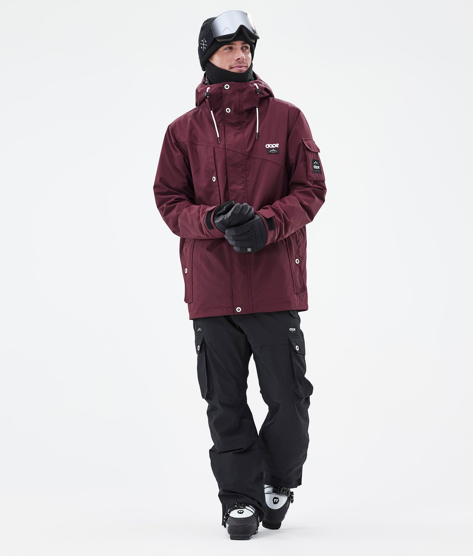 Dope Adept Ski Jacket Men Burgundy | Dopesnow.com