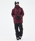 Adept Ski Jacket Men Burgundy, Image 3 of 10
