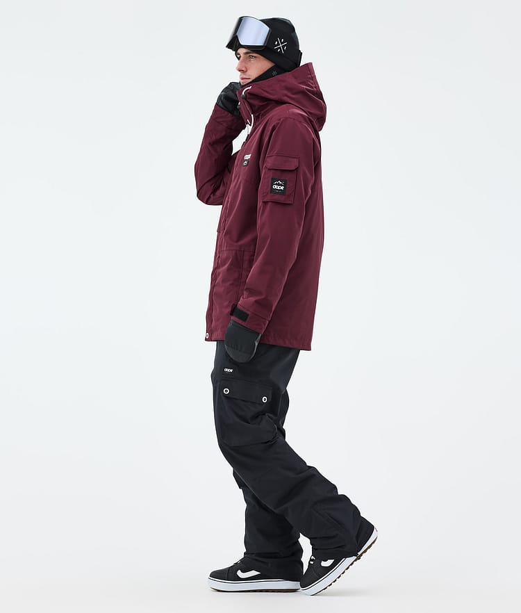 Adept Giacca Snowboard Uomo Burgundy, Immagine 4 di 10