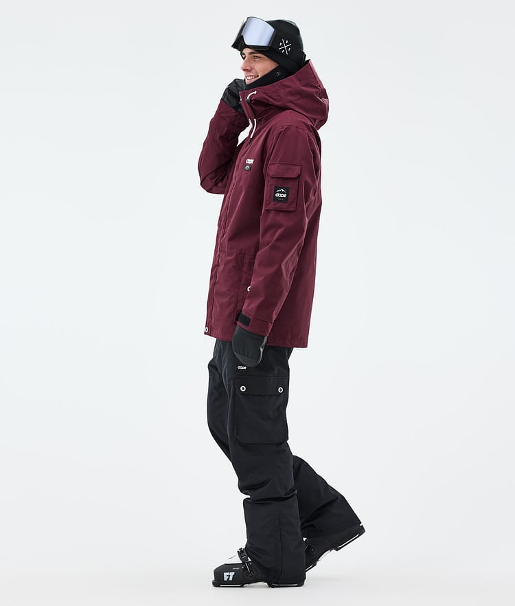 Adept Ski Jacket Men Burgundy, Image 4 of 10