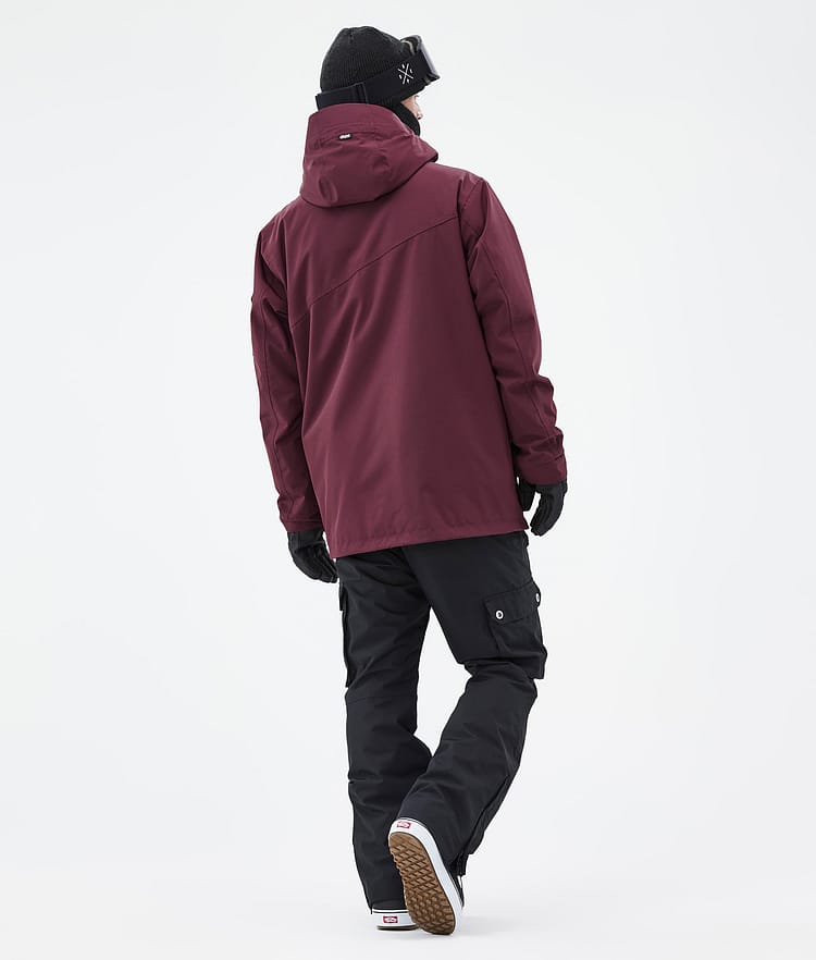 Adept Snowboard Jacket Men Burgundy Renewed, Image 5 of 10