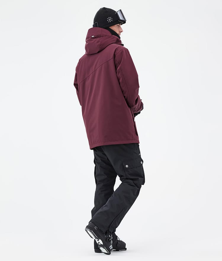 Adept Skijacke Herren Burgundy