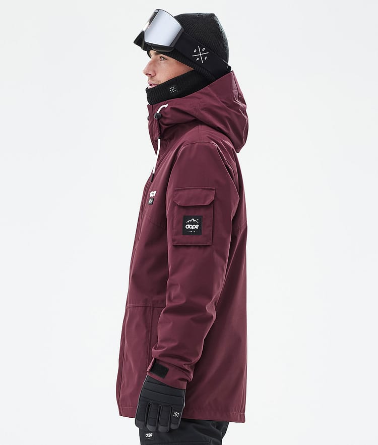 Adept Snowboard Jacket Men Burgundy