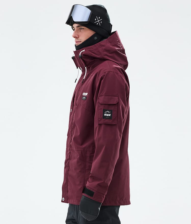 Adept Snowboardjacke Herren Burgundy, Bild 6 von 10