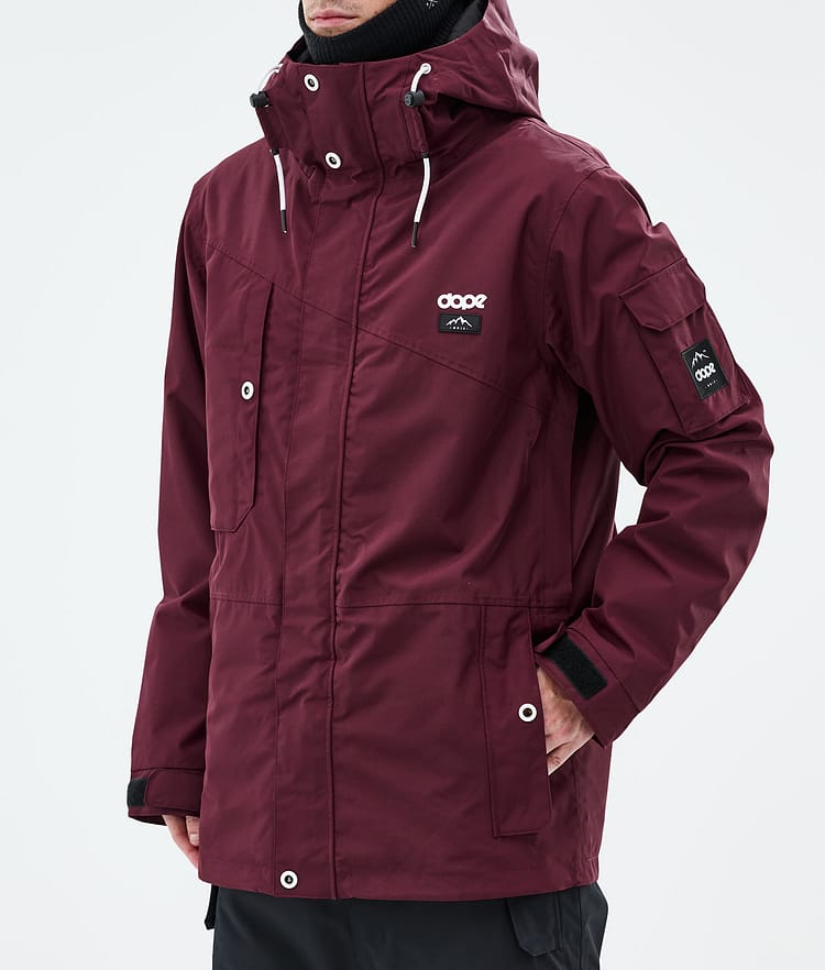 Adept Snowboardjacke Herren Burgundy, Bild 8 von 10