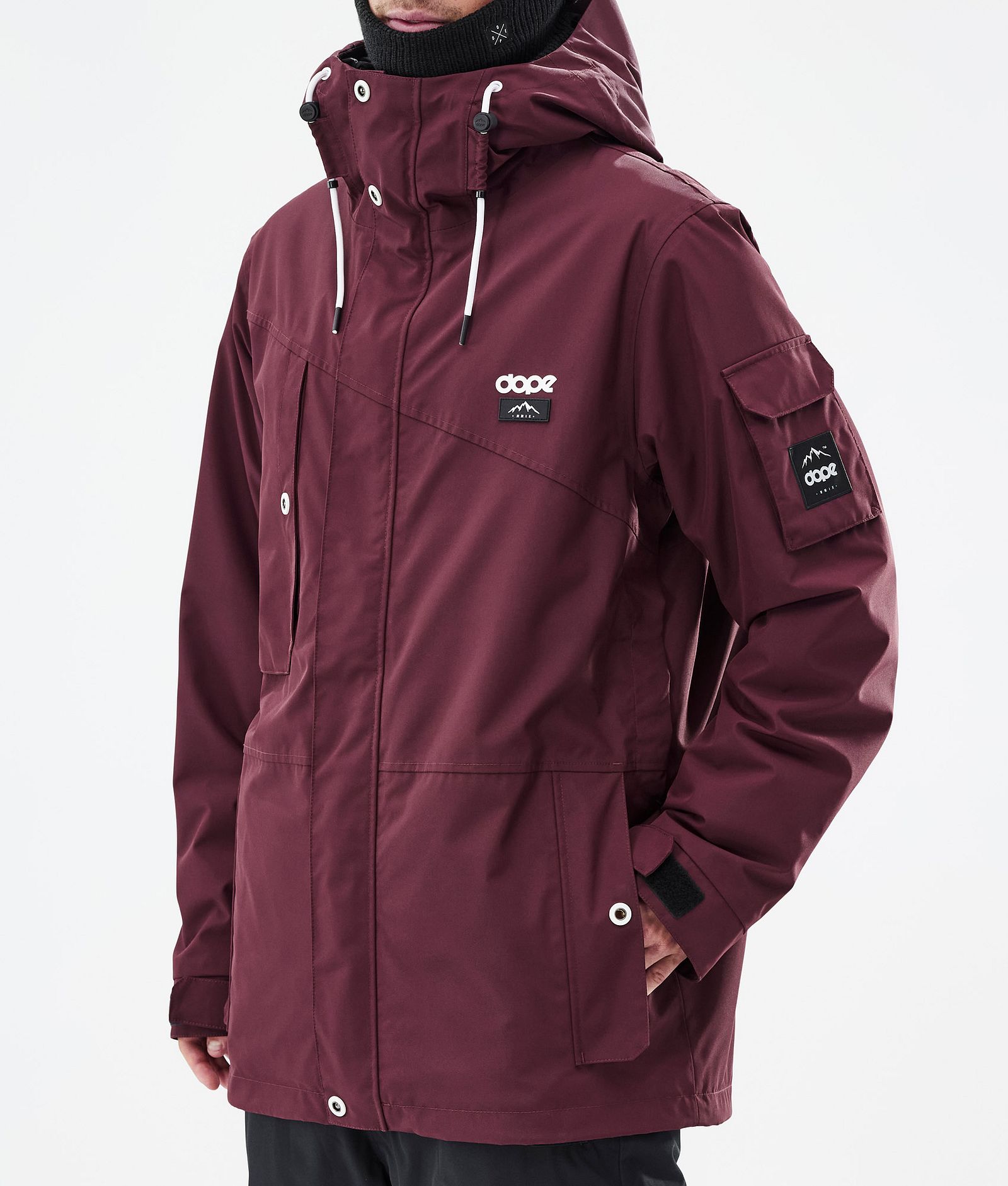 Adept Snowboard Jacket Men Burgundy Renewed, Image 8 of 10