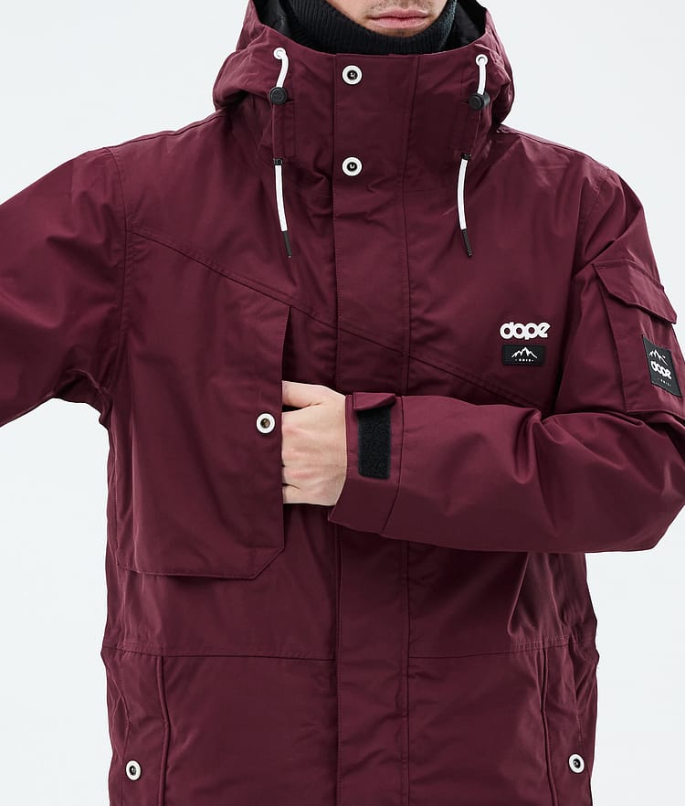 Adept Giacca Snowboard Uomo Burgundy, Immagine 9 di 10