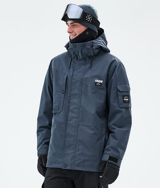 Adept Snowboard Jacket Men Metal Blue