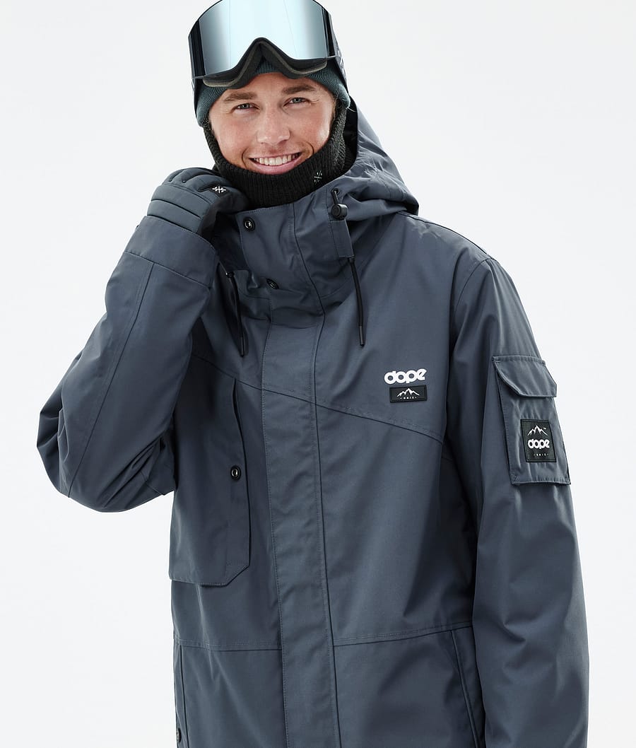 Adept Ski Jacket Men Metal Blue