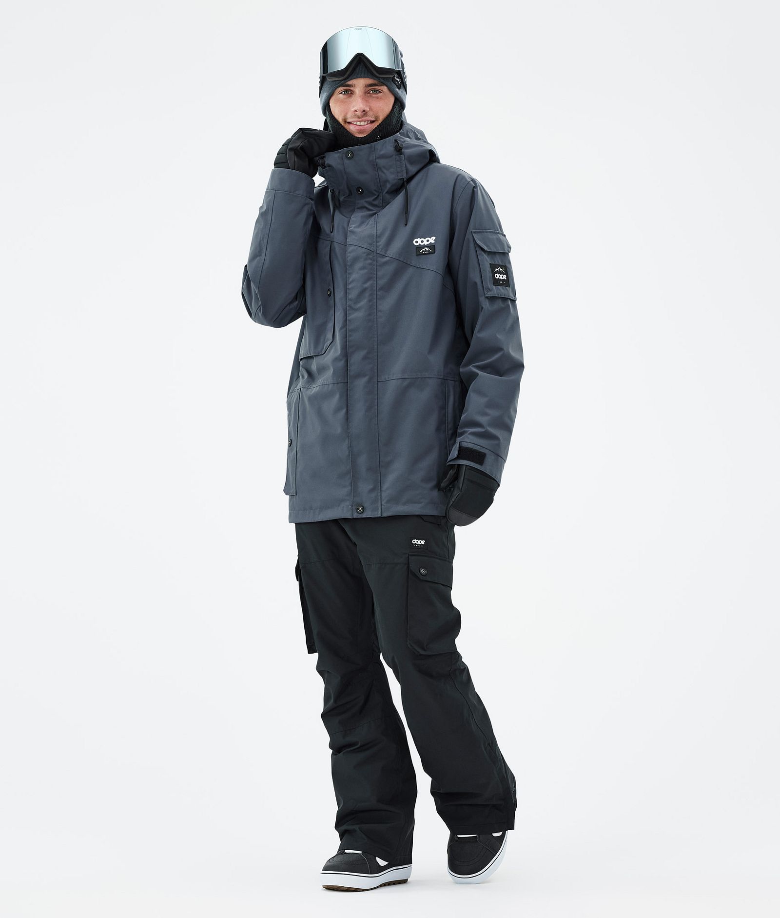 Adept Snowboardjacka Herr Metal Blue, Bild 2 av 9