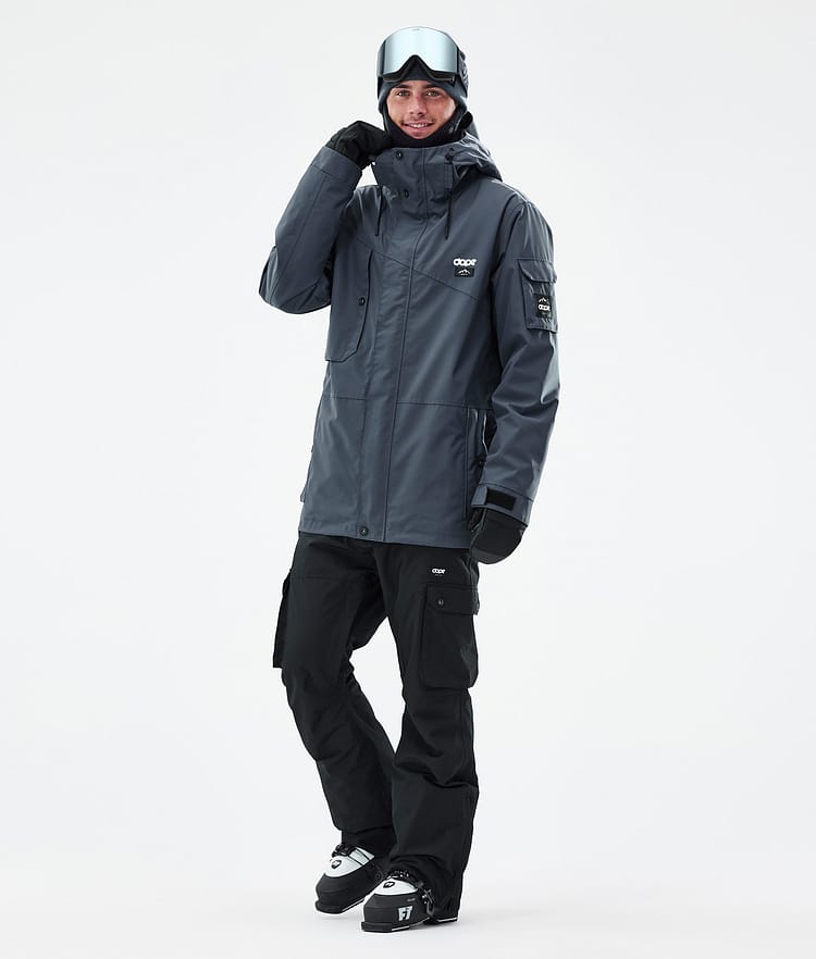 Adept Veste de Ski Homme Metal Blue