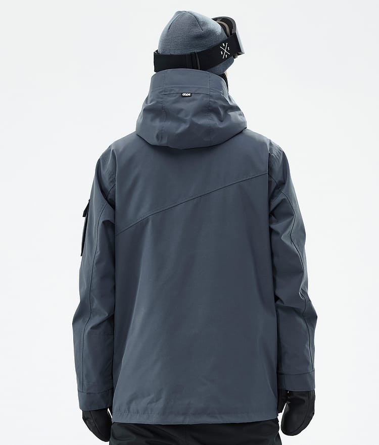 Adept Veste de Ski Homme Metal Blue