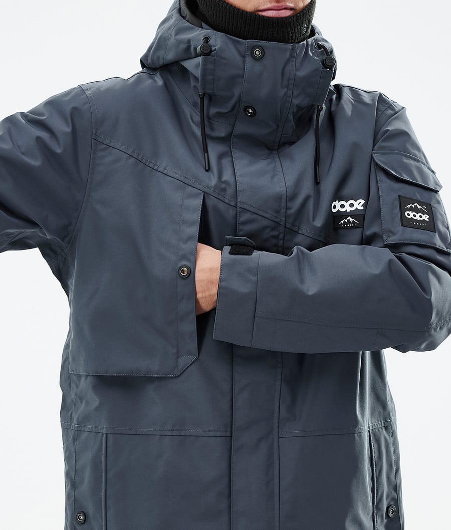 Adept Ski Jacket Men Metal Blue