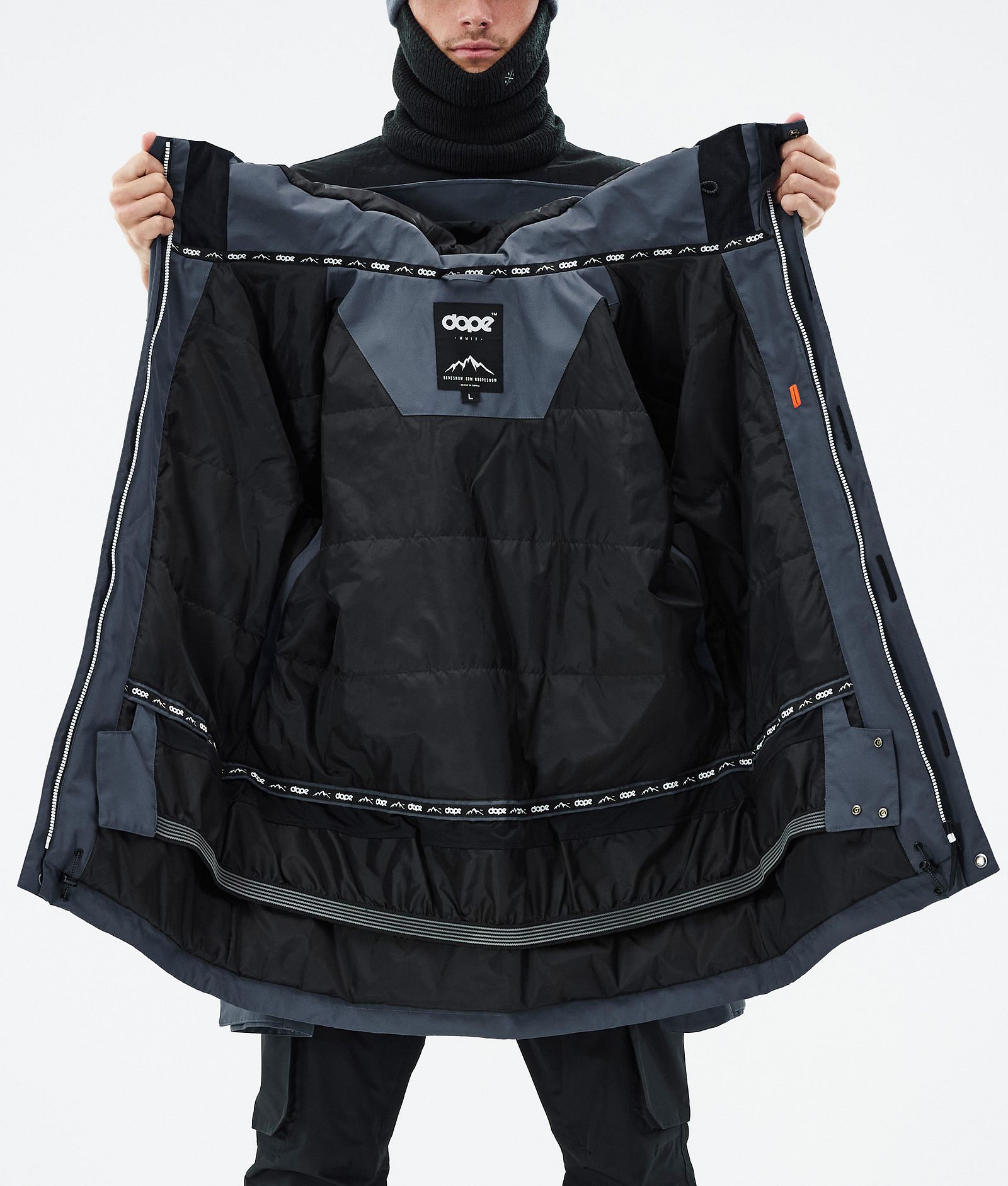 Adept Snowboardjacka Herr Metal Blue, Bild 9 av 9