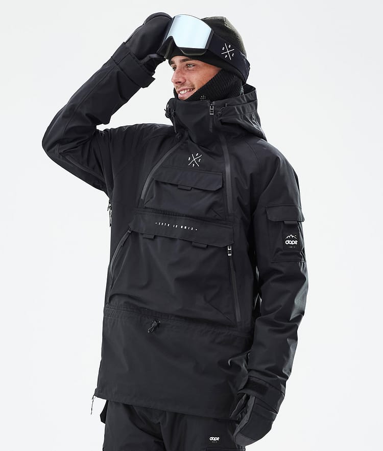 Akin Kurtka Snowboardowa Mężczyźni Black