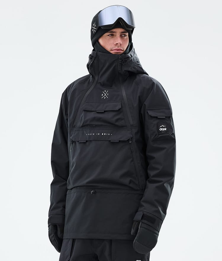 Akin Snowboardjakke Herre Black, Billede 1 af 10
