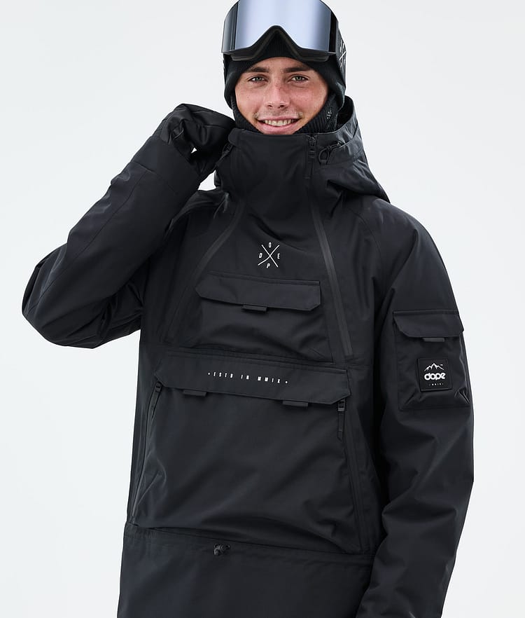 Akin Snowboardjakke Herre Black, Billede 2 af 10
