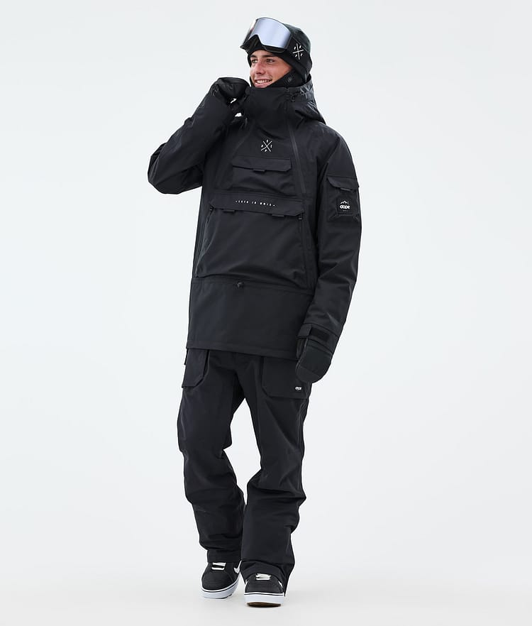 Akin Snowboardjakke Herre Black, Billede 3 af 10