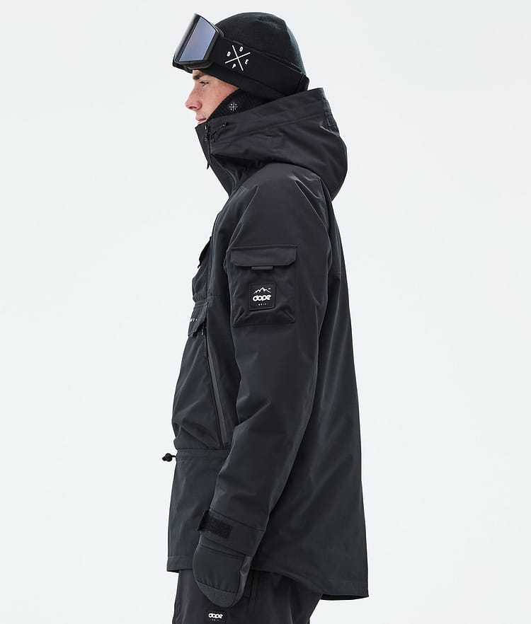 Akin Snowboardjakke Herre Black, Billede 6 af 10